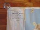 Vintage Ordnance Survey Map Of Southern Britain In Iron Age Uk 1962  105 85 Cm