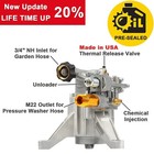 Yamatic 3000 Psi Pressure Washer Pump  Vertical 7 8  Shaft 2 5 Gpm