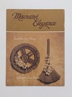Vintage 1979 Macrame Elegance V 5 Pattern Book Plant Hangers Lampshades Decor