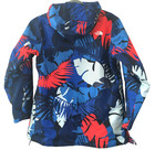 The North Face Women Xl Ski Jacket Fallback Hoodie Windbreaker Blue Palms  Pouch