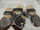 Expawlorer Small Anti Slip Dog Socks To Prevent Licking Small  4 Count   Khaki