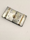 Vintage Interlocking Two Piece Art Deco Black Belt Buckle With Rhinestones Read
