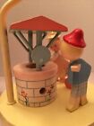 Vintage Nursery Plastics Inc  Jack   Jill Lamp With Switch Plate Cover  