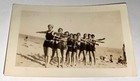 Rare Antique Vintage American Swimsuit Men   Women Beach Line Snapshot Photo  Us