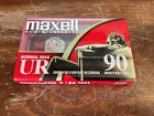 Maxell Ur Blank Audio Cassette Tape - 90 Minutes - New Sealed