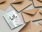 A6 Kraft Invitation Envelopes  Strong Bond Paper  Pointed Flap  For Use With 4 X