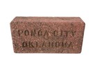 Ponca City Oklahoma Stamped Brick