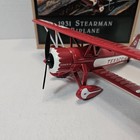 1931 Stearman Biplane 3rd Wings Of Texaco Metal Die Cast Bank Ertl 1995 Ages 8 