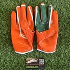 Adidas Team Issue Miami Hurricanes Adizero 14 Electric Football Gloves Size 3xl