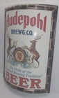 Vintage Hudepohl Brewing Co  Beer Sign - Cincinnati Brewery - 24    X 16   
