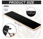 Non-slip Stair Treads  8   x30     Black Set Of 7  Reusable Stairway Treads For Wood