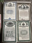  lot Of 35  Different Bond Certificates Wow  Wow  