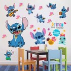 Kids Nursery Decor Lilo   Stitch Wall Art Bedroom  Decor Vinyl Sticker Decals