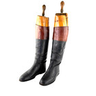Antique Maxwell  Boots Dress Riding Boots Mens Burgundy Peal Co Boot Trees Horse