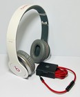 Dr Dre Beats Solo Hd White red Headphones Wired      