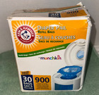 Box Of 28 Arm   Hammer By Munchkin Diaper Pail Refill Bags 30 Diapers Per Bag