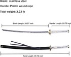 Devil May Cry 5 Vergil Nero Yamato Anime Sword cosplay Sword Warrior  Real Metal