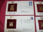 7 First Day Of Issue Stamps   Envelopes Usps Us Post Office Christmas Wwii 1990s