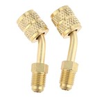 R410a Charging Vacuum Port Adapters  R410a Adapter 5 16  Female Quick Couplers 