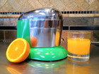 Retro Vintage Rival  tilt-top  Juice-o-mat Juicer Cleaned  Renewed And Restored 