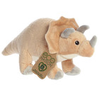     New Aurora World Stuffed Plush Toy Triceratops Wild Dinosaur Dino Soft Dragon