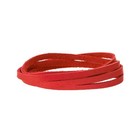 Deerskin Lace Spool 1 8  X 50 Ft Red - Craft Jewelry Garment Leather Lace