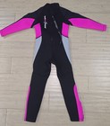 Seavenger Girls 3mm Neoprene Full Wetsuit With Long Sleeves Sz 4