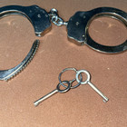 Peerless Handcuffs With 2 Keys  Made In Usa  Springfield  Mass  Free Ship Look