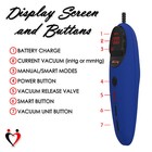 Leluv Magna Pro  Penis Pump   Round Flange Cylinders   Smart Lcd Screen Handle