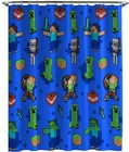 Minecraft Creeper 14-piece Bathroom Set - Shower Curtain  Hooks  Bath Rug