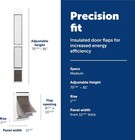 Petsafe Extreme Weather Sliding Glass Pet Door -triple Flap With Magnetic Seal