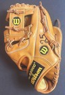 Andruw Jones Pre Game Infielders Glove Letter From Braves Coach Ws Gold Glove