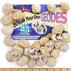 Break Your Own Geodes - 25 Medium 1-1 5  Hollow Crystals  Fun Party Favors   Edu