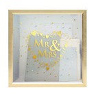 Wedding Gift Card Box For Wedding Reception Gold And White Box With Rhineston   