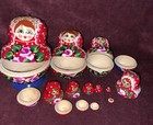 Russian Matryoshka Nesting Dolls Set Of 10 