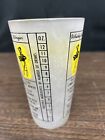 Vintage Glass Cocktail Mixed Drink Recipe Shaker Bar Mixer Retro Vintage