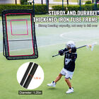 5x7ft Lacrosse Baseball Rebounder Softball Bounce Pinchback Training Net