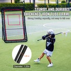 Uimoso 5x7ft Lacrosse Baseball Rebounder Softball Bounce Pinchback Training Net