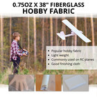 Fiberglass Cloth 0 75 Oz X 38 Inch Wide X 2 Yards Folded - Lightweight  Hobby