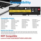 6 9 Cell Battery For Lenovo Thinkpad T410 T420 T510 T520 Sl410 Sl510 E420 E520