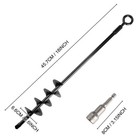 18in Heavy Duty Screw Ground Anchors 4pack High Wind Stakes For Trampoline Swing