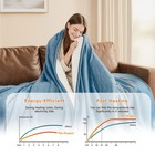 Heated Blanket Electric Blanket King 100x90 Heating Blanket With Dual Control   