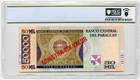 2007 50 000 Guaranies Paraguay  Specimen S n D00000000 - Pcgs Au 53 Ppq