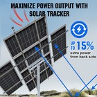 Eco-worthy Bifacial 195w Watt 12v Mono Solar Panel Pv Certified Refurbished