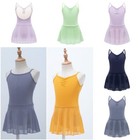 Girls Gymnastics Ballet Dance Dress Toddler Kids Leotard Tutu Dancewear Costumes