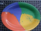  12  Get Melamine Multi-color Op-120-ce 12  X 9    Oval Platter