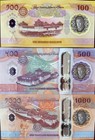 Bhutan New Polymer Banknotes 2026 Ngultrums 100  500   1000 Unc