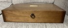 Naken s   Vintage Tarnish Proof Wooden Silverware Chest   16  X 3 5  X 11 