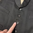 Vintage Antique Formal Vest Waistcoat As Is Flaws Holes Black 