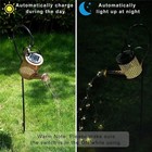 Solar Watering Can Led Lights - Waterproof Garden Decor  Solar Powered Lantern